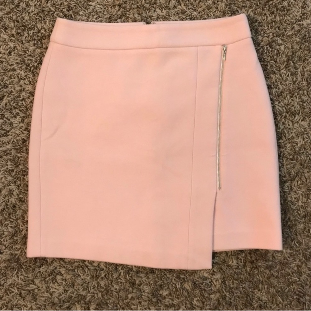 White House Black Market pink mini skirt